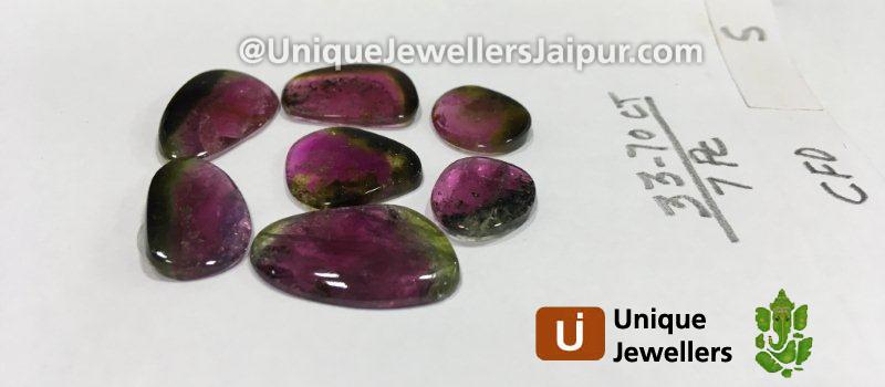 Watermelon Tourmaline Smooth Slices