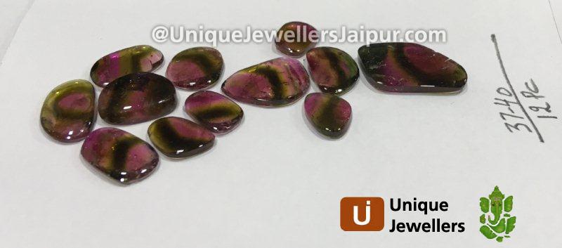 Watermelon Tourmaline Smooth Slices