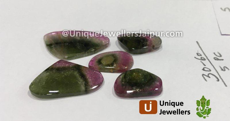 Watermelon Tourmaline Smooth Slices