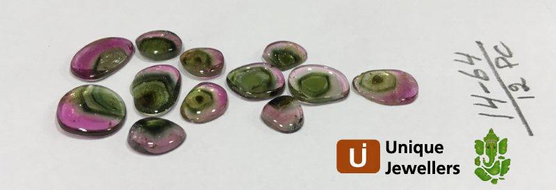 Watermelon Tourmaline Smooth Slices