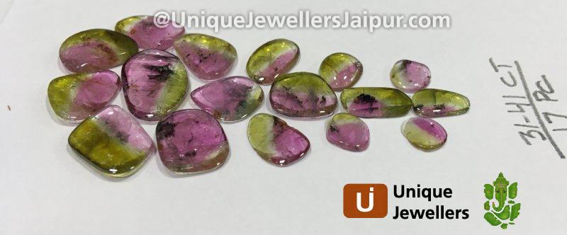 Watermelon Tourmaline Smooth Slices