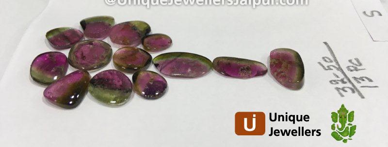 Watermelon Tourmaline Smooth Slices