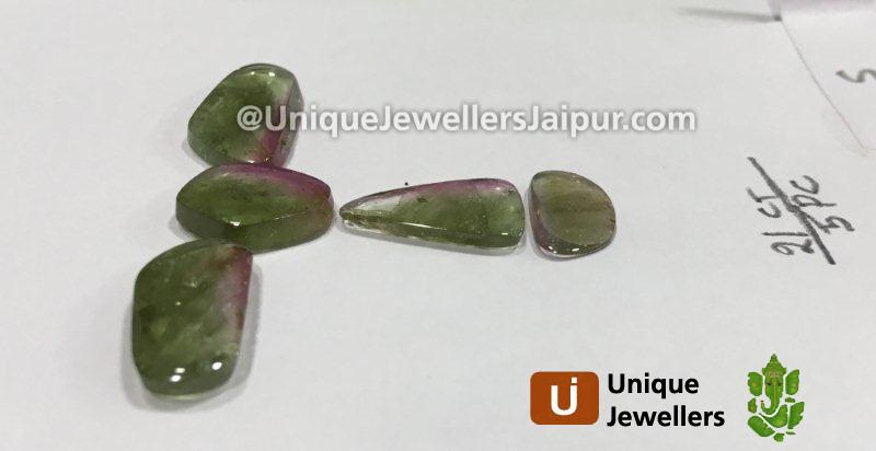 Watermelon Tourmaline Smooth Slices