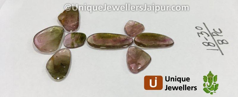 Watermelon Tourmaline Smooth Slices