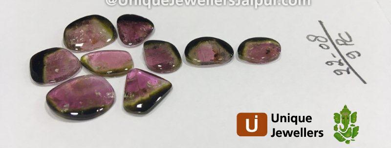 Watermelon Tourmaline Smooth Slices