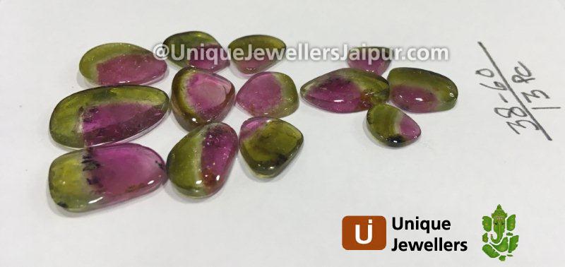 Watermelon Tourmaline Smooth Slices