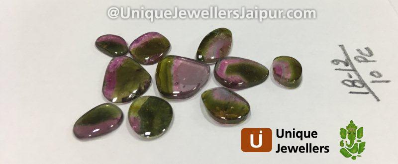 Watermelon Tourmaline Smooth Slices