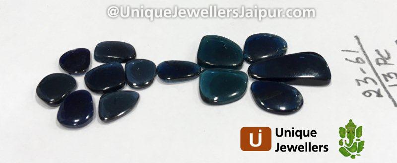 Deep Blue Tourmaline Smooth Slices