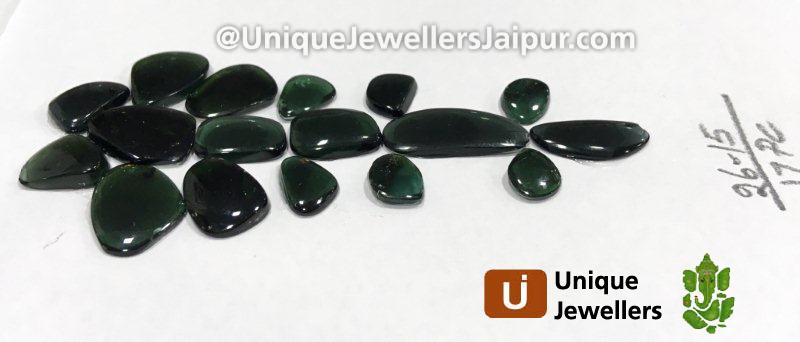 Deep Green Tourmaline Plain Slices