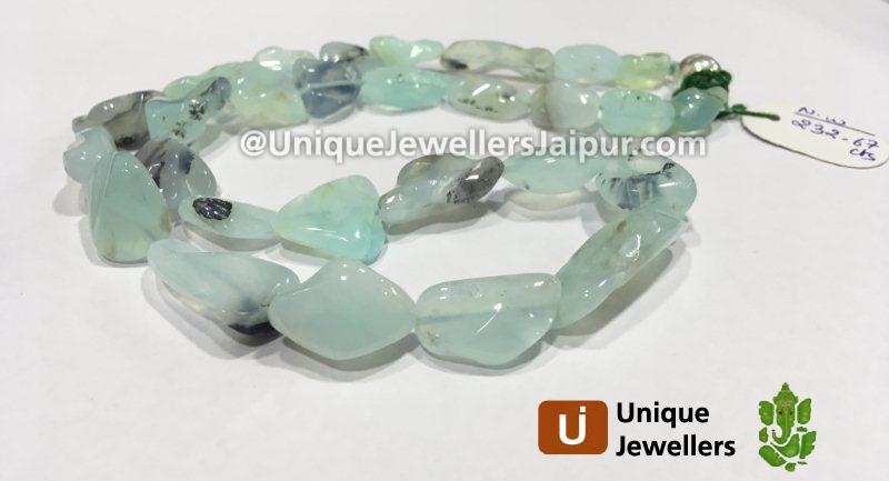 Natural Peruvian Opal Smooth Irregular Nugget Beads