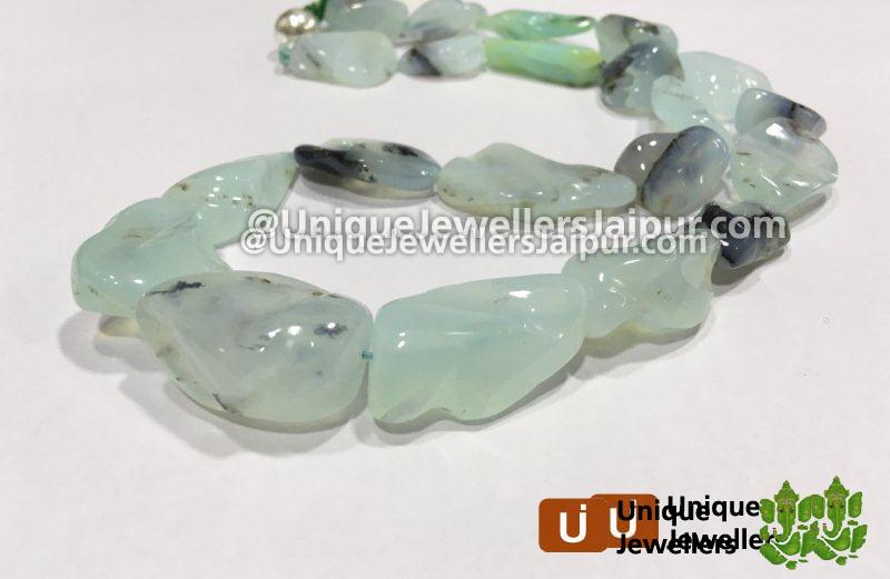 Natural Peruvian Opal Smooth Irregular Nugget Beads