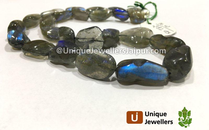 Labradorite Smooth Irregular Nugget Beads