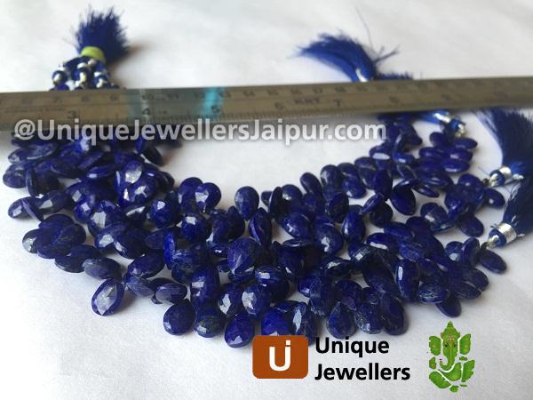 Lapis Faceted Pear Beads
