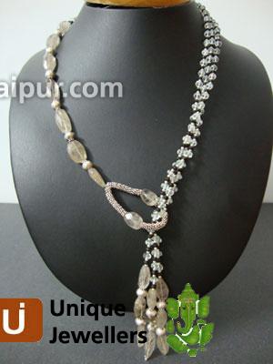 Silver Tie Necklace