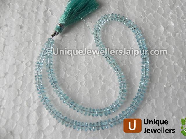 Sky Blue Topaz German Cut Beads