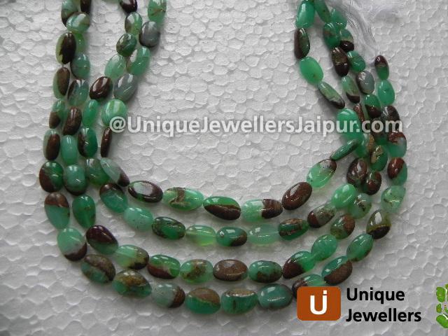 Green Opal Plain Nugget Beads