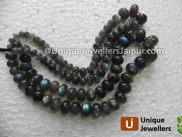 Labradorite Plain Roundelle Beads