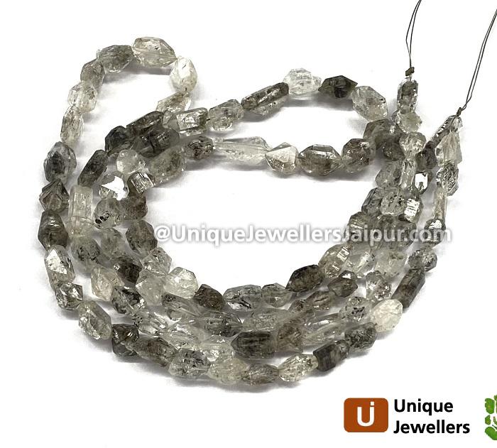 Double Terminated Quartz Far Rough Nugget Beads