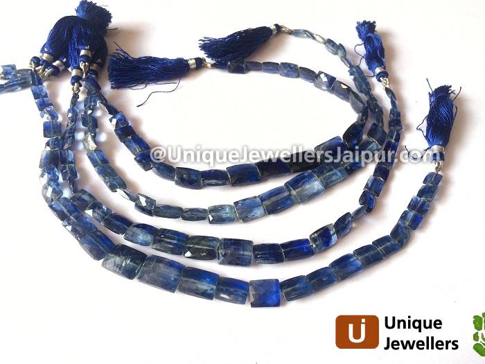 Kyanite Faceted Chicklet Beads