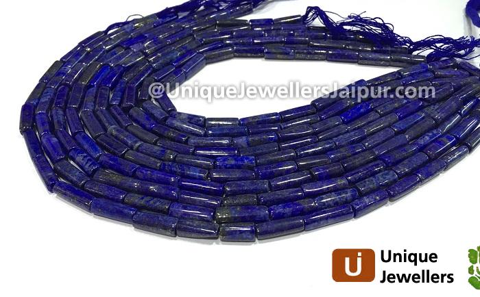 Lapis Plain Tube Beads