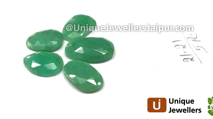 Chrysoprase Rose Cut Slices