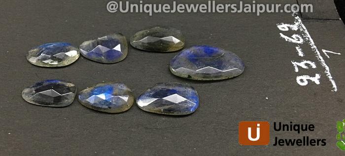 Blue Labradorite Rose Cut Slices