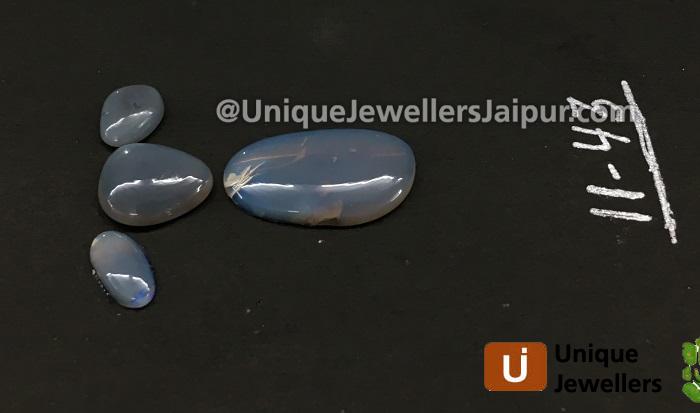 Black Australian Opal Lightening Ridge Smooth Slices