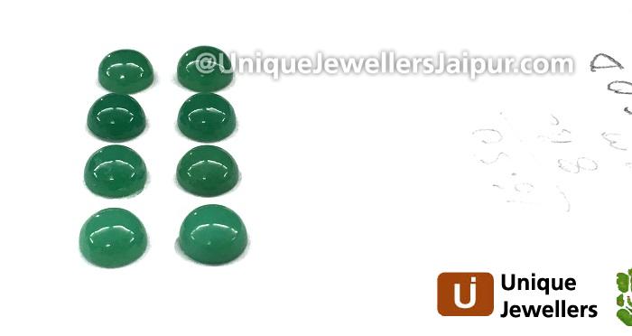 Chrysoprase Smooth Round Cabochon