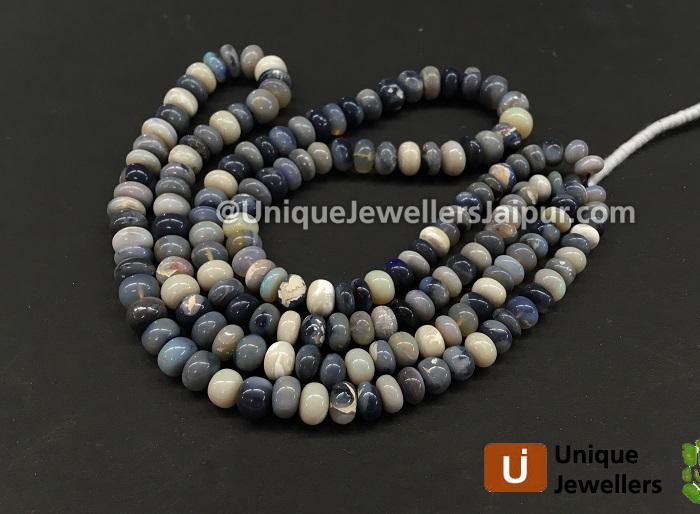 Australian Opal Smooth Roundelle Beads