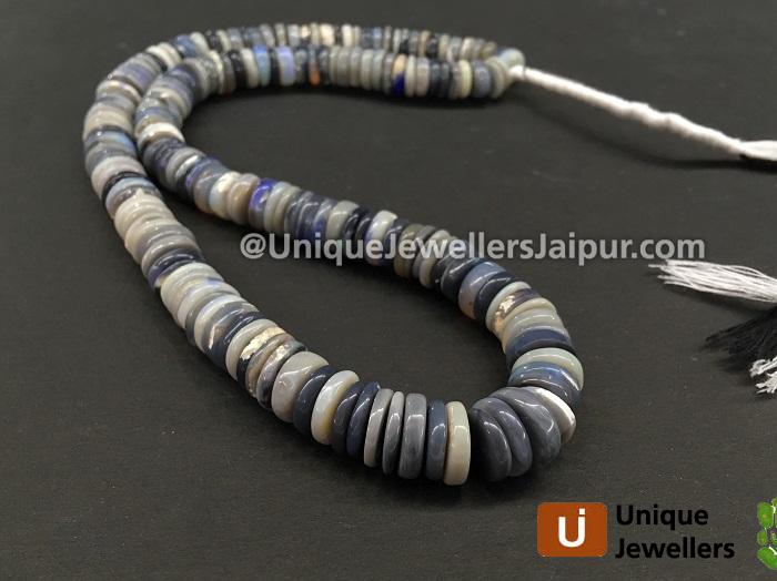 Australian Opal Smooth Tyre Beads