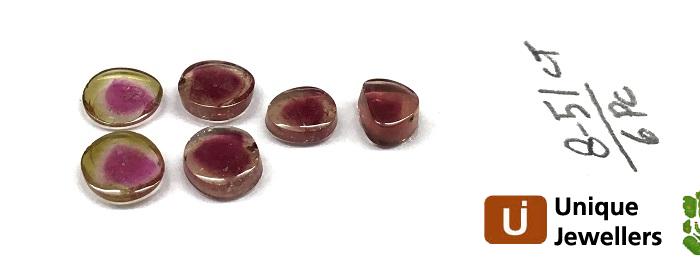 Watermelon Tourmaline Smooth Slices