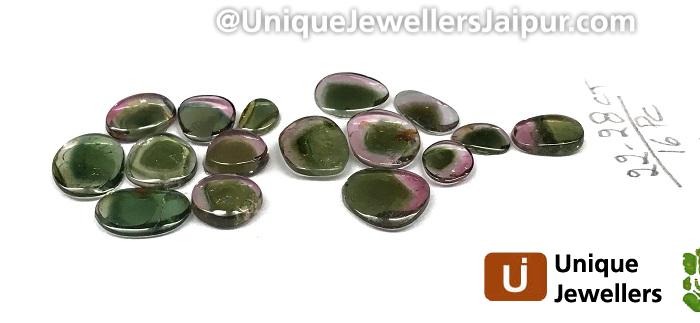 Watermelon Tourmaline Smooth Slices