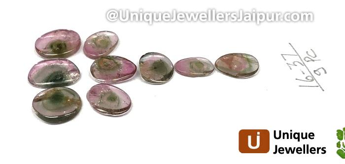 Watermelon Tourmaline Smooth Slices