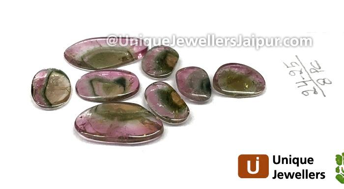 Watermelon Tourmaline Smooth Slices