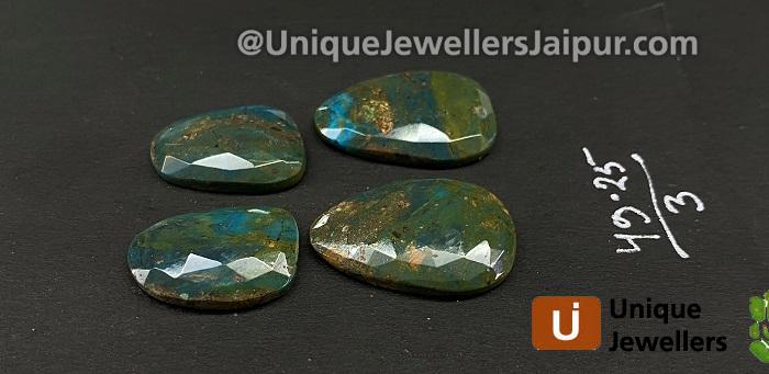 Andean Blue Opal Rose Cut Slices