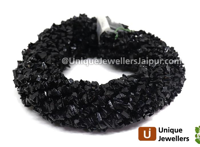 Black Onyx Uncut Chips Beads