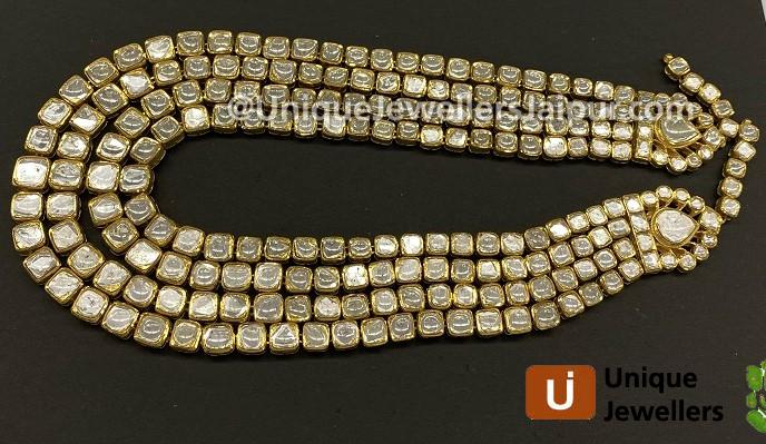 18K Kunda Meena Jewellery Setted With Diamond & Colour Stones