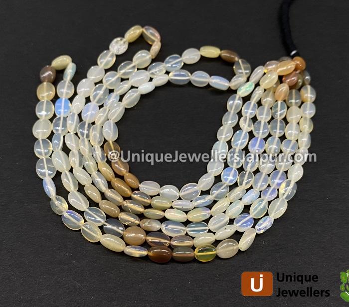 Ethiopian Opal Plain Oval Beads