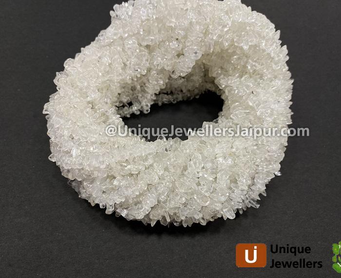 Crystal Quartz Uncut Chips Beads