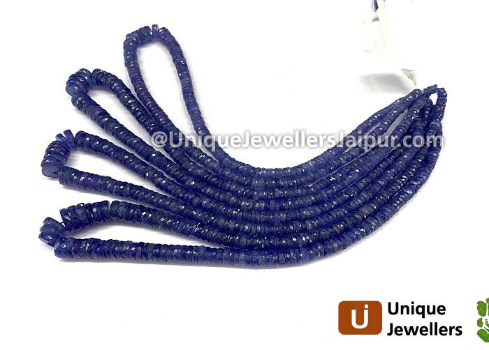 Tanzanite Far Faceted Tyre Beads