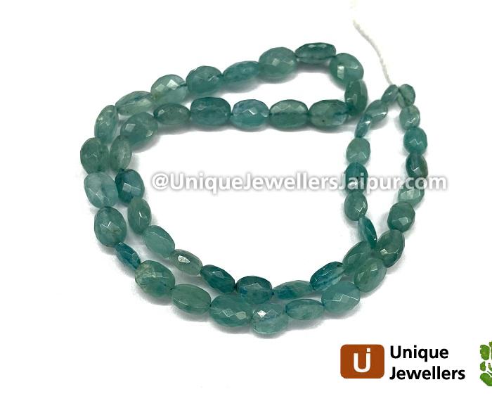 Paraiba Light Grandidierite Faceted Oval Beads