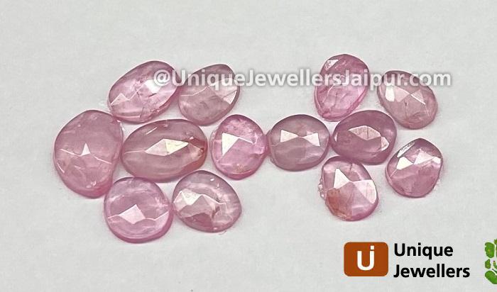 Pink Spinel Rose Cut Slices