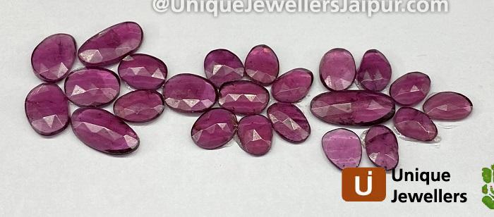 Rhodolite Garnet Rose Cut Slices