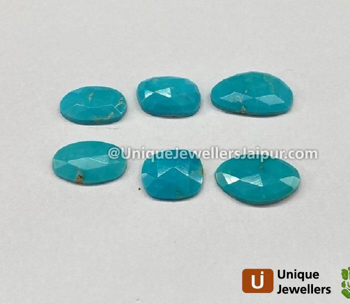 Turquoise Rose Cut Slices