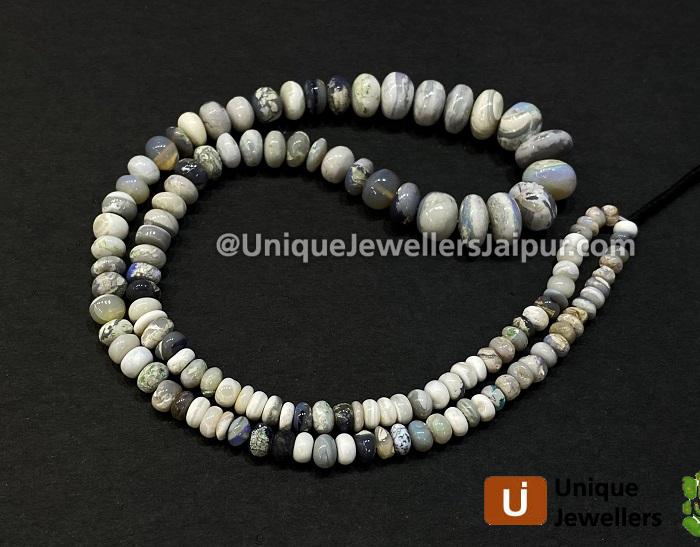 Australian Opal Smooth Roundelle Beads