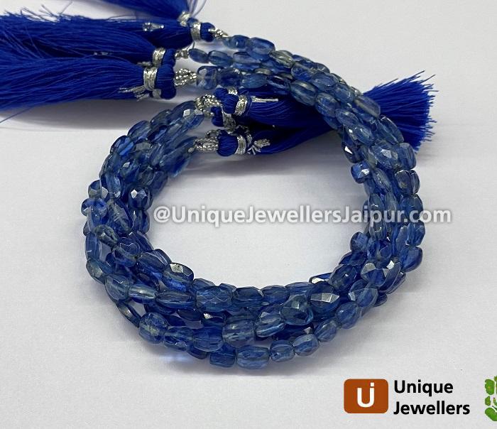 Blue Kyanite Big Faceted Cushion Beads