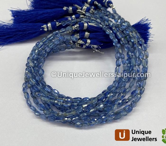 Blue Kyanite Faceted Nugget Beads