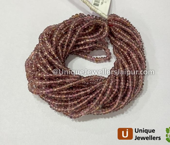 Malaya Garnet Smooth Roundelle Beads