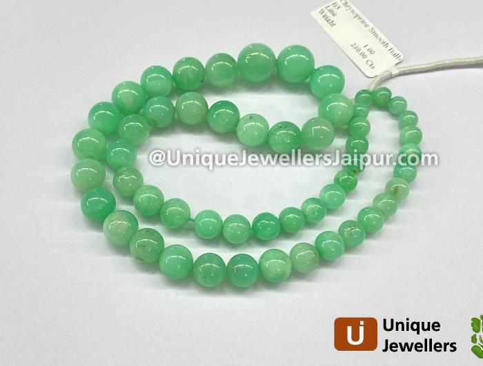 Chrysoprase Smooth Balls Beads