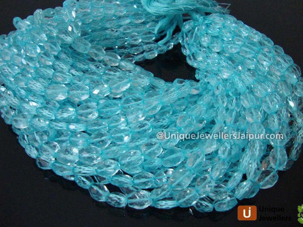 Crystal Dyed BT Faceted Oval Beads